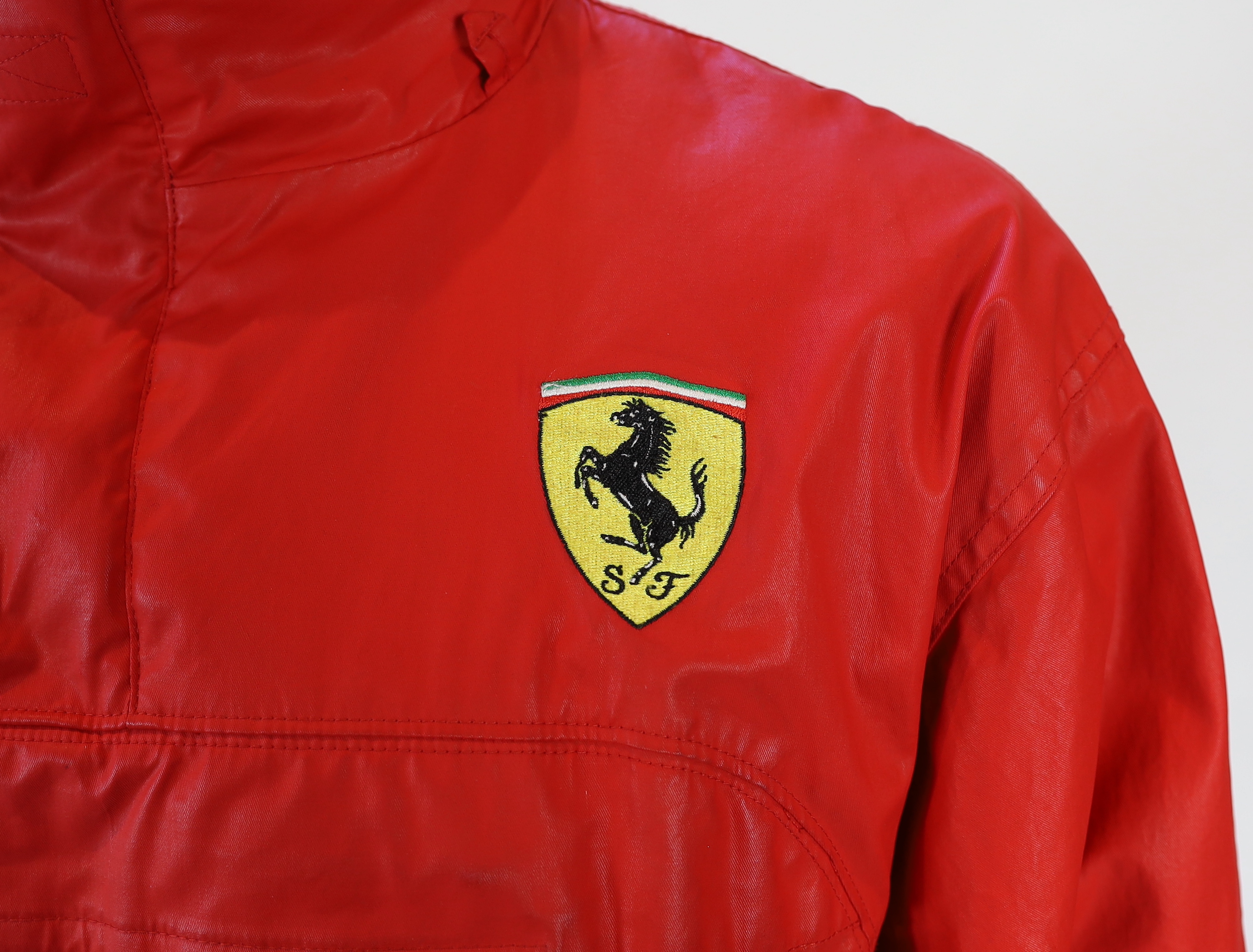 A Ferrari, Michael Schumacher red pullover jacket, size S loose fit